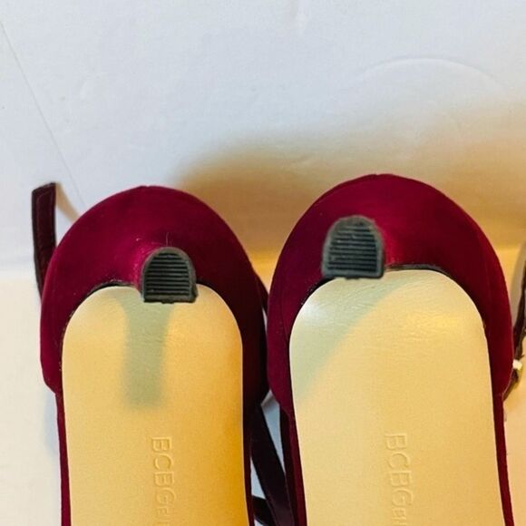 BCBGeneration Strappy Suede Heels -‎ Sz 8 - Picture 4 of 8